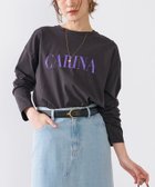 【マイカ ディール/MICA & DEAL】のCARINA ロゴロングT-shirt SUMIKURO|ID: prp329100004595773 ipo3291000000032656726