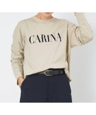 【マイカ ディール/MICA & DEAL】のCARINA ロゴロングT-shirt BEIGE|ID: prp329100004595773 ipo3291000000032656728