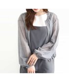 【エムケイ ミッシェルクラン/MK MICHEL KLEIN】のデニム調シアーブルゾン/洗える 人気、トレンドファッション・服の通販 founy(ファニー) ファッション Fashion レディースファッション Fashion for Women アウター Coat / Outerwear Collection ブルゾンジャケット・スポーティアウター Blouson Jackets おすすめ Recommended / Our Picks シアー Sheer, See-Through ストレッチ Stretch, Stretchy Fabric タンク Tank Top, Sleeveless Top チュール Tulip, Tulip Motif デニム Denim, Jeans Material ドローコード Drawcord, Drawstring Cord ブラウジング Blouson Silhouette, Cinched Waist ブルゾン Blouson, Bomber Jacket 冬 Winter / This Winter 夏 Summer 春 Spring 洗える Machine Washable 秋 Autumn thumbnail ライトグレー|ID: prp329100004595785 ipo3291000000032656841