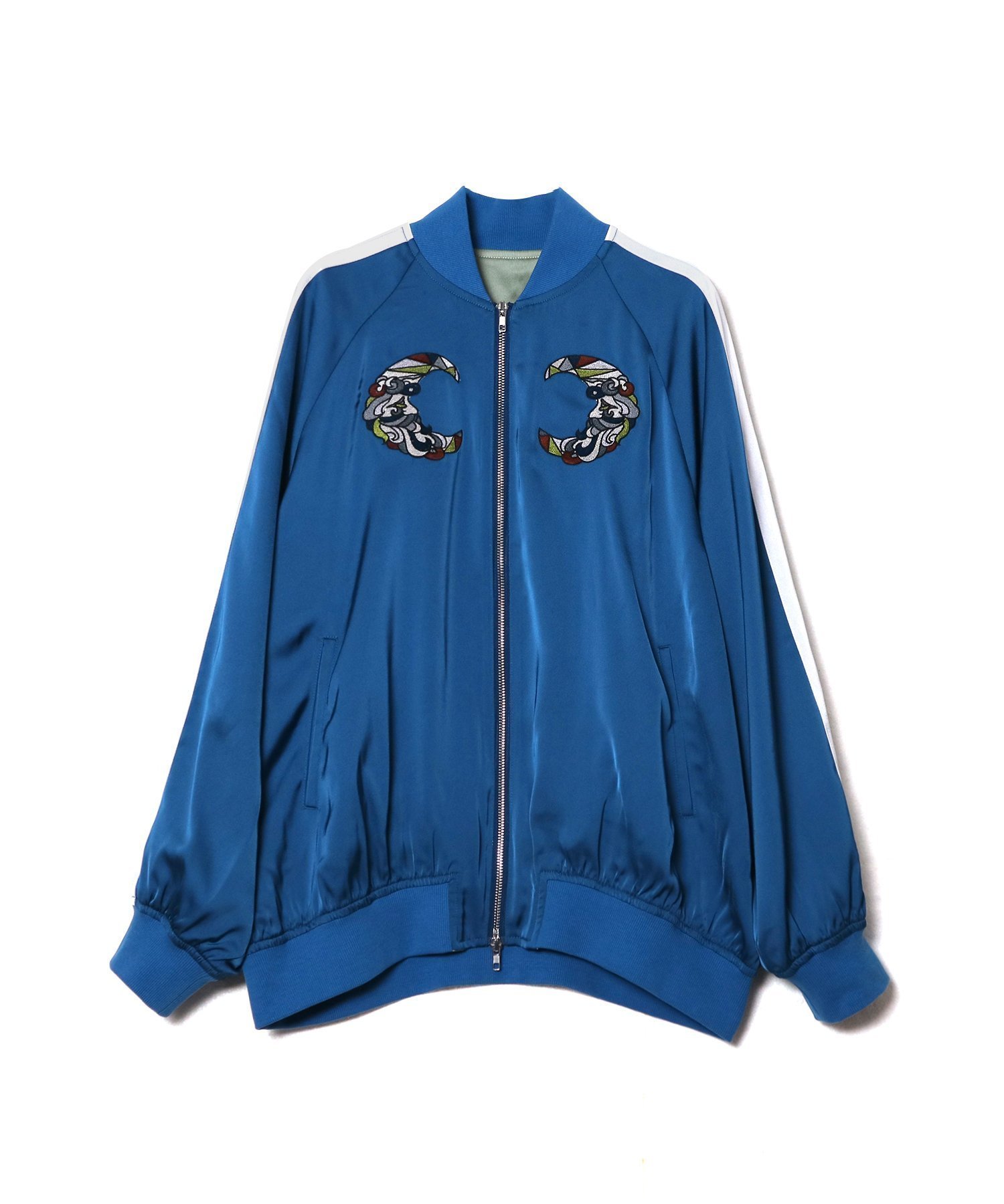 【アウラアイラ/AULA AILA】のREVERSIBLE SUKAJAN インテリア・キッズ・メンズ・レディースファッション・服の通販 founy(ファニー) 　ファッション　Fashion　レディースファッション　Fashion for Women　冬　Winter / This Winter　A/W・秋冬　Autumn/Winter　BLUE×KHAKI|ID: prp329100004595787 ipo3291000000032656860