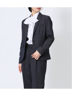 【タカキュー/TAKA-Q】のストレッチウォッシャブル ウール混 1ボタンジャケット 紺(セットアップ可能) 人気、トレンドファッション・服の通販 founy(ファニー) ファッション Fashion レディースファッション Fashion for Women アウター Coat / Outerwear Collection レディースジャケット・軽アウター Jackets シフォン Chiffon, Lightweight Fabric ジャケット Jacket, Outerwear ストレッチ Stretch, Stretchy Fabric セットアップ Set-Up, Coordinated Outfit ドレス Dress, One-Piece 定番 Standard, Basic Item フィット Fit, Slim Fit フラップ Flap, Flap Pocket ベーシック Basic, Essential ポケット Pocket, Pocket Detail エレガント 上品 Elegant セレモニー Ceremony |ID:prp329100004595802