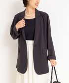【ノーリーズ/NOLLEY'S】のウォッシャブルシアーライトジャケット チャコールグレー|ID: prp329100004595811 ipo3291000000032657075
