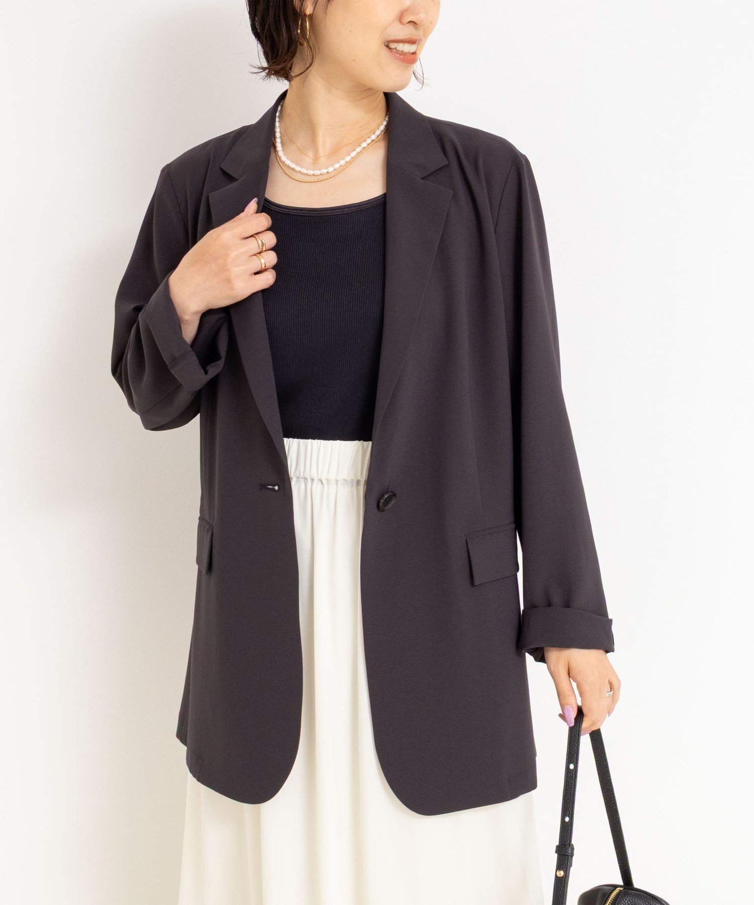 【ノーリーズ/NOLLEY'S】のウォッシャブルシアーライトジャケット インテリア・キッズ・メンズ・レディースファッション・服の通販 founy(ファニー) 　ファッション　Fashion　レディースファッション　Fashion for Women　アウター　Coat / Outerwear Collection　レディースジャケット・軽アウター　Jackets　2025年　2025　2025-2026秋冬・A/W　Autumn/Winter 2025–26 AW25–26　おすすめ　Recommended / Our Picks　シアー　Sheer, See-Through　ジャケット　Jacket, Outerwear　エレガント 上品　Elegant　秋　Autumn　ビジネス 仕事 通勤　Business / Work / Commuting　チャコールグレー|ID: prp329100004595811 ipo3291000000032657075