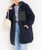 【ノーリーズ/NOLLEY'S】の【WEB限定】【TAION/タイオン】別注ボア×ダウンフードコート(リバーシブル) ネイビー|ID: prp329100004595823 ipo3291000000032657151