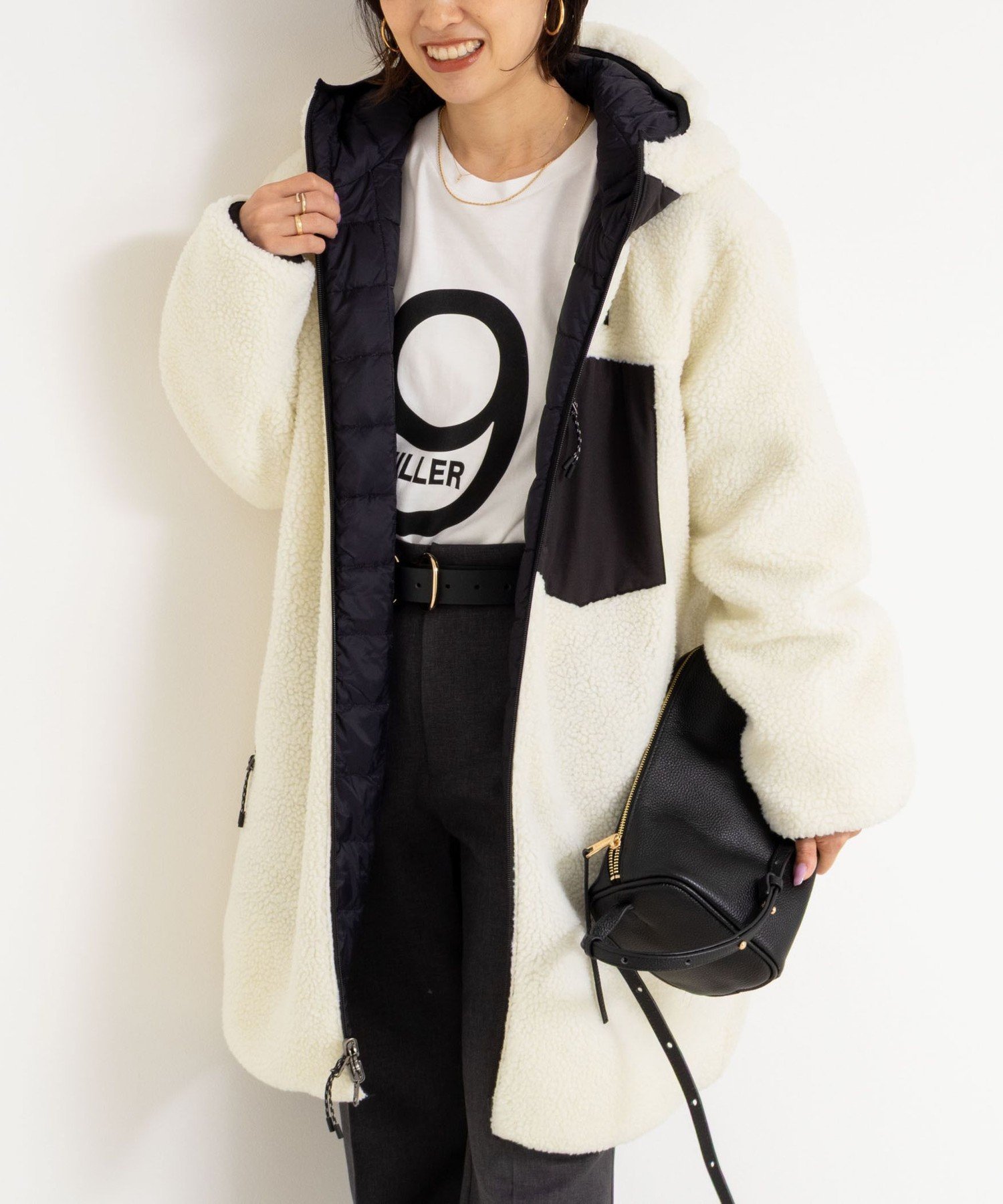 【ノーリーズ/NOLLEY'S】の【WEB限定】【TAION/タイオン】別注ボア×ダウンフードコート(リバーシブル) インテリア・キッズ・メンズ・レディースファッション・服の通販 founy(ファニー) 　ファッション　Fashion　レディースファッション　Ladies' Fashion Online　アウター　Coat Outerwear　コート　Coats　2025年　2025　2025-2026秋冬・A/W　Aw/Autumn/Winter/Fw/Fall/2025-2026　キルティング　Quilting　ダウン　Down　ダブル　Double　ポケット　Pocket　リバーシブル　Reversible　ロング　Long　人気　Popularity　別注　Special Order　定番　Standard　ホワイト系その他4|ID: prp329100004595823 ipo3291000000032657154