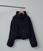 【サロン アダム エ ロペ/SALON adam et rope'】のGREENDOWN(グリーンダウン) 撥水加工 クロップドダウンブルゾン ブラック(01)|ID: prp329100004595840 ipo3291000000032657242