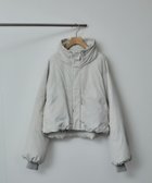 【サロン アダム エ ロペ/SALON adam et rope'】のGREENDOWN(グリーンダウン) 撥水加工 クロップドダウンブルゾン オフホワイト(15)|ID: prp329100004595840 ipo3291000000032657245