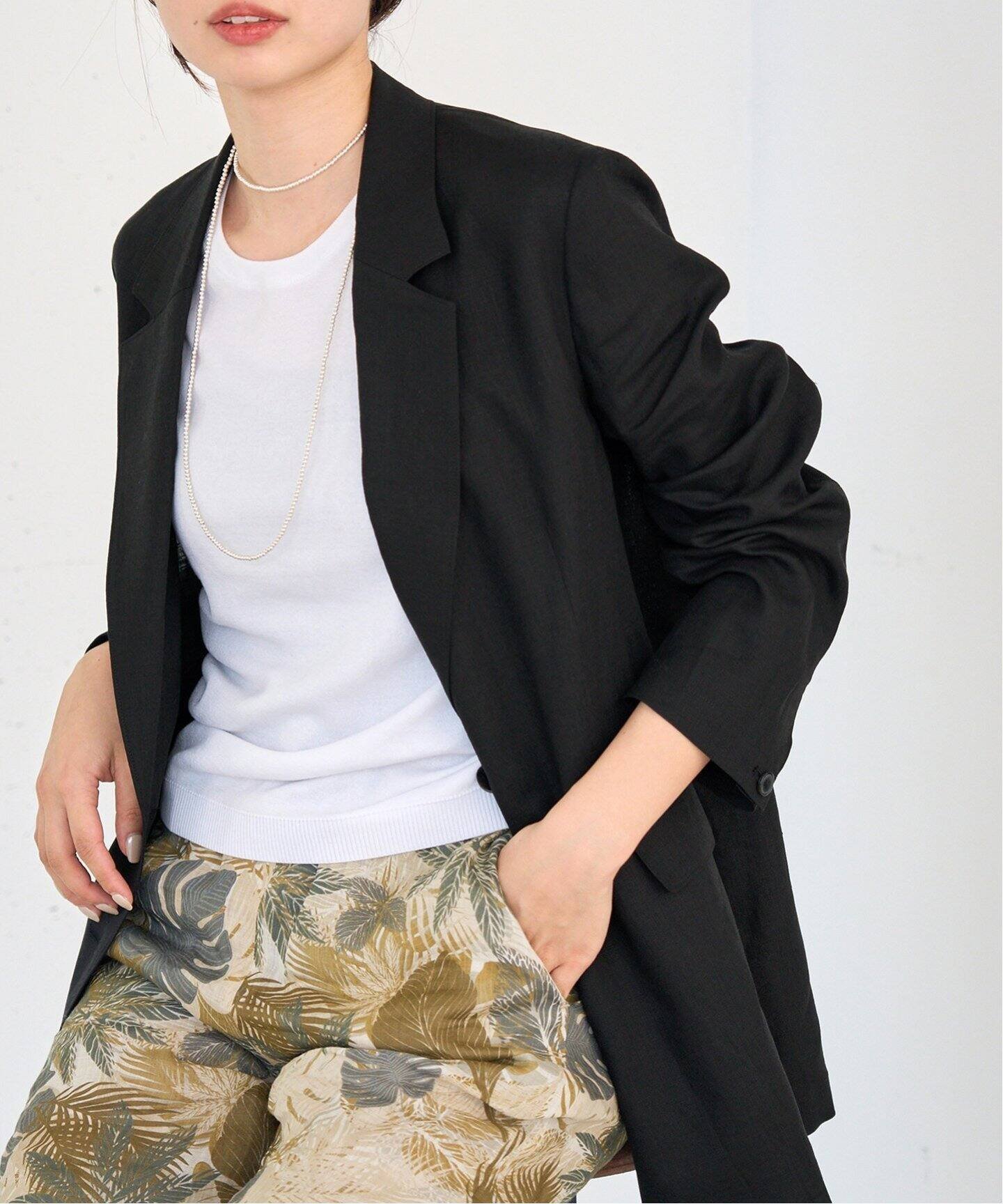 【イエナ/IENA】のウォッシャブル ソフトリネン2Bジャケット インテリア・キッズ・メンズ・レディースファッション・服の通販 founy(ファニー) 　ファッション　Fashion　レディースファッション　Ladies' Fashion Online　アウター　Coat Outerwear　ジャケット　Jackets　2025年　2025　2025春夏・S/S　Ss,Spring/Summer,2025　ウォッシャブル　Washable　ジャケット　Jacket　バランス　Balance　リネン　Linen　ビジネス 仕事 通勤　Business　ブラック|ID: prp329100004595845 ipo3291000000032657281