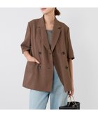【マイカ ディール/MICA & DEAL】のハーフスリーブジャケット 人気、トレンドファッション・服の通販 founy(ファニー) ファッション Fashion レディースファッション Ladies' Fashion Online アウター Coat Outerwear ジャケット Jackets おすすめ Recommend ジャケット Jacket スリーブ Sleeve デニム Denim トレンド Trend ノースリーブ No Sleeve ハーフ Half ボトム Bottom 半袖 Short Sleeve 夏 Summer thumbnail BROWN|ID: prp329100004595865 ipo3291000000032657450