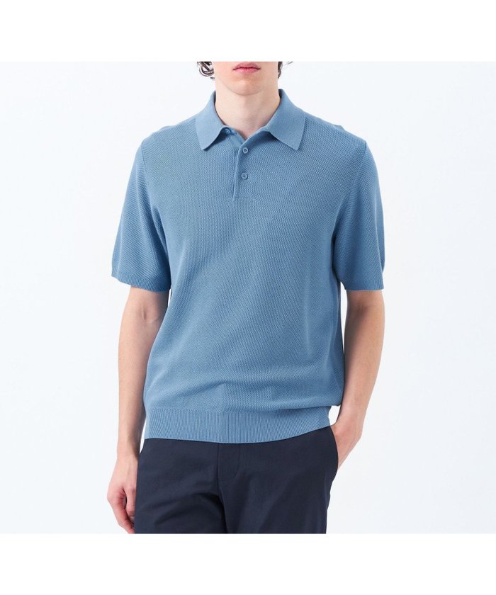 【マッキントッシュ フィロソフィー/MACKINTOSH PHILOSOPHY / MEN】のフラッフィーニット 半袖ニットポロ インテリア・キッズ・メンズ・レディースファッション・服の通販 founy(ファニー) https://founy.com/ ファッション Fashion メンズファッション Men's Style Online おすすめ Recommend インナー Inner ウォッシャブル Washable シルケット Mercerization ジャケット Jacket エレガント 上品 Elegant 半袖 Short Sleeve 夏 Summer 春 Spring |ID: prp329100004595880 ipo3291000000032657625