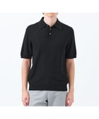 【マッキントッシュ フィロソフィー/MACKINTOSH PHILOSOPHY / MEN】のフラッフィーニット 半袖ニットポロ ブラック|ID: prp329100004595880 ipo3291000000032657629