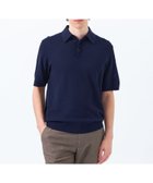 【マッキントッシュ フィロソフィー/MACKINTOSH PHILOSOPHY / MEN】のフラッフィーニット 半袖ニットポロ ネイビー|ID: prp329100004595880 ipo3291000000032657631