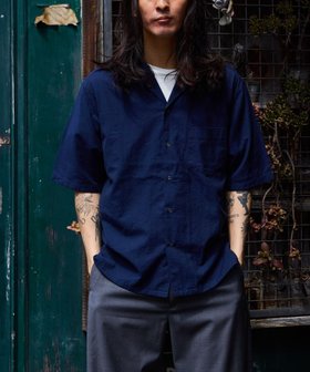 【アダムエロペ /ADAM ET ROPE' / MEN】の【WILD LIFE TAILOR】カディコットン ハーフスリーブ オープンカラーシャツ 人気、トレンドファッション・服の通販 founy(ファニー) ファッション Fashion メンズファッション Men's Style Online スリーブ Sleeve ネップ Nep Yarn ハーフ Half リラックス Relax 夏 Summer |ID:prp329100004595889