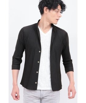 【トルネードマート/TORNADO MART / MEN】のTORNADO MARTテトラタックJQ7分袖シャツ 人気、トレンドファッション・服の通販 founy(ファニー) ファッション Fashion メンズファッション Men's Style Online イタリア Italy コンパクト Compact ショート Short ジャカード Jacquard ジャージー Jersey スタイリッシュ Stylish |ID:prp329100004595900