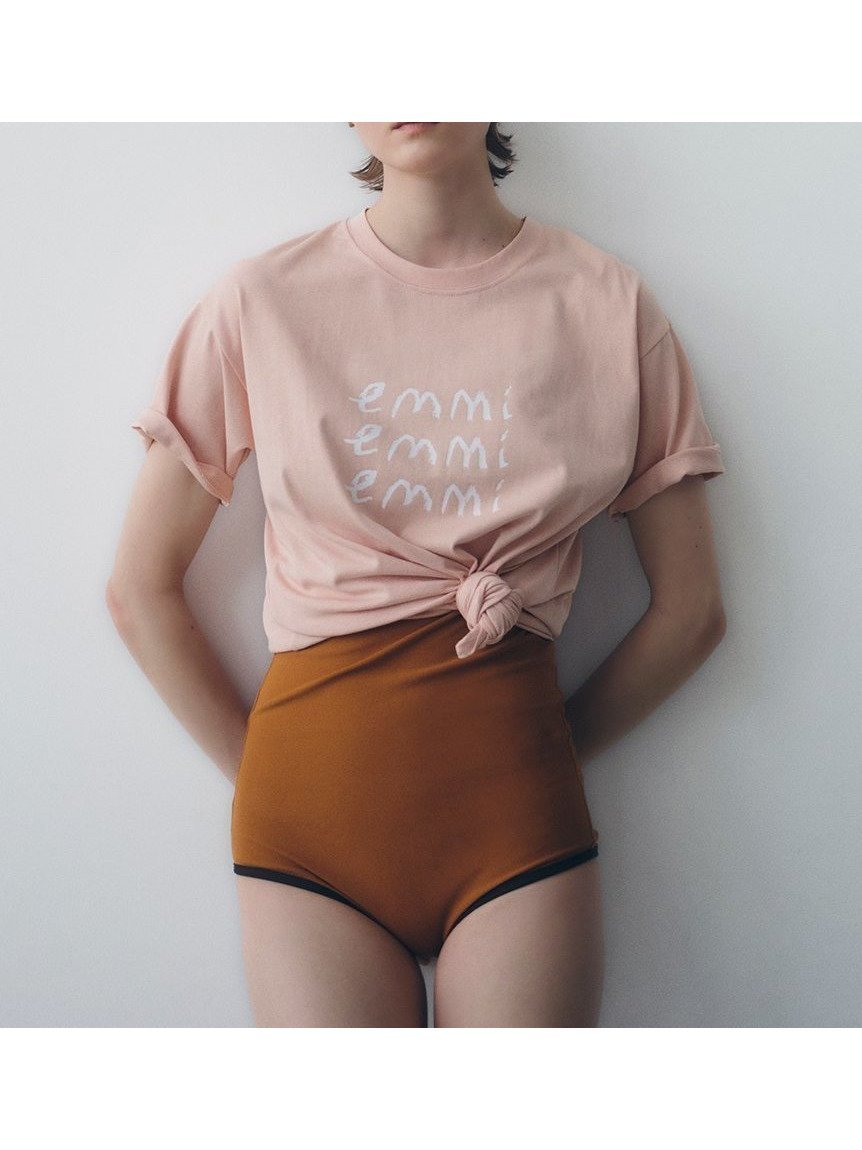 【エミ/emmi】の【emmi×ecostore】UpDRIFT emmiロゴTシャツ インテリア・キッズ・メンズ・レディースファッション・服の通販 founy(ファニー) 　ファッション　Fashion　レディースファッション　Ladies' Fashion Online　トップス・カットソー　Tops/Tshirt　シャツ/ブラウス　Shirts/Blouses　ロング / Tシャツ　T-Shirts　コラボ　Collaboration　コレクション　Collection　ビーチ　Beach　プリント　Print　CORAL[062]|ID: prp329100004595936 ipo3291000000032658100