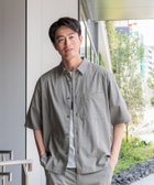 【グローバルワーク/GLOBAL WORK / MEN】のアーバンシャツAIR/5分袖/288177 人気、トレンドファッション・服の通販 founy(ファニー) ファッション Fashion メンズファッション Men's Style Online おすすめ Recommend サマー Summer ストレッチ Stretch セットアップ Set Up ボックス Box リラックス Relax 夏 Summer 羽織 Haori thumbnail ライトグレー15|ID: prp329100004595937 ipo3291000000032658109