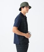 【その他のブランド/Other】のMEN PURPLE LABEL / チェック 切り替え ポロシャツ B/W|ID: prp329100004595952 ipo3291000000033018836