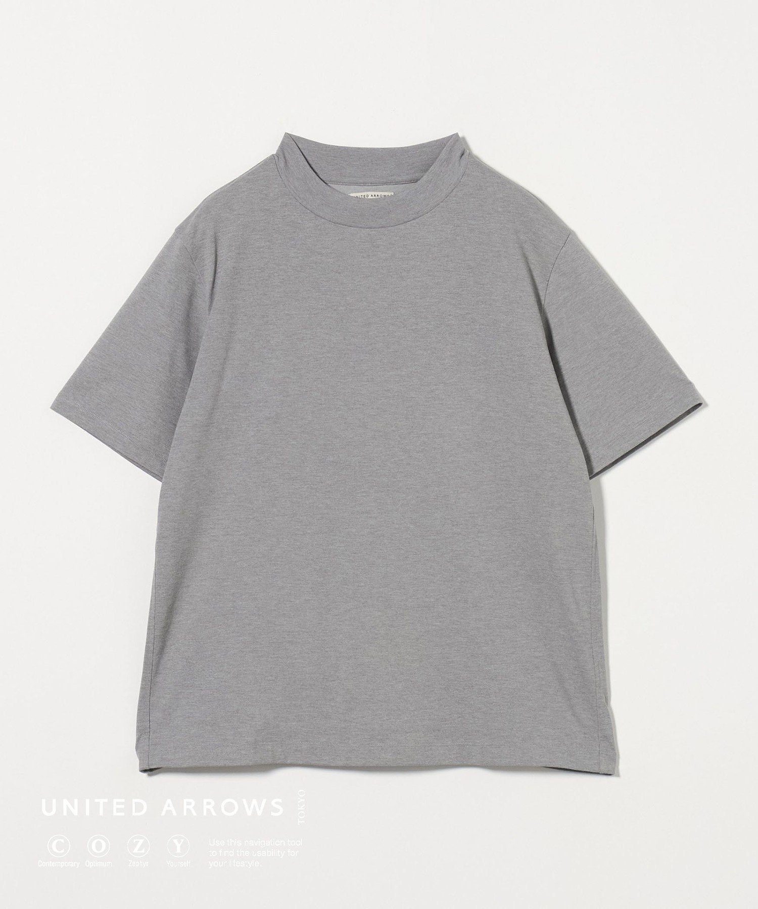 【ユナイテッドアローズ/UNITED ARROWS / MEN】のポリエステル モックネック Tシャツ UA COZY -吸水速乾- インテリア・キッズ・メンズ・レディースファッション・服の通販 founy(ファニー) 　ファッション　Fashion　メンズファッション　Men's Style Online　インナー　Inner　吸水　Water Absorption　ジャケット　Jacket　ストレッチ　Stretch　ドレス　Dress　バランス　Balance　モックネック　Mock Neck　おすすめ　Recommend　エレガント 上品　Elegant　ビジネス 仕事 通勤　Business　MD.GRAY|ID: prp329100004595970 ipo3291000000032658327