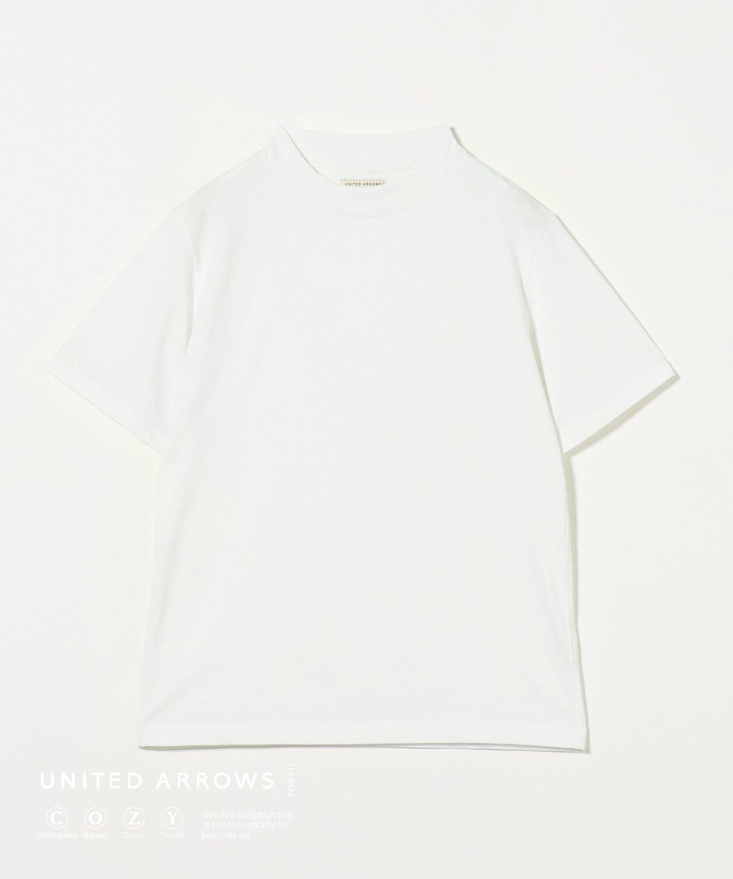 【ユナイテッドアローズ/UNITED ARROWS / MEN】のポリエステル モックネック Tシャツ UA COZY -吸水速乾- インテリア・キッズ・メンズ・レディースファッション・服の通販 founy(ファニー) 　ファッション　Fashion　メンズファッション　Men's Style Online　インナー　Inner　吸水　Water Absorption　ジャケット　Jacket　ストレッチ　Stretch　ドレス　Dress　バランス　Balance　モックネック　Mock Neck　おすすめ　Recommend　エレガント 上品　Elegant　ビジネス 仕事 通勤　Business　WHITE|ID: prp329100004595970 ipo3291000000032658329