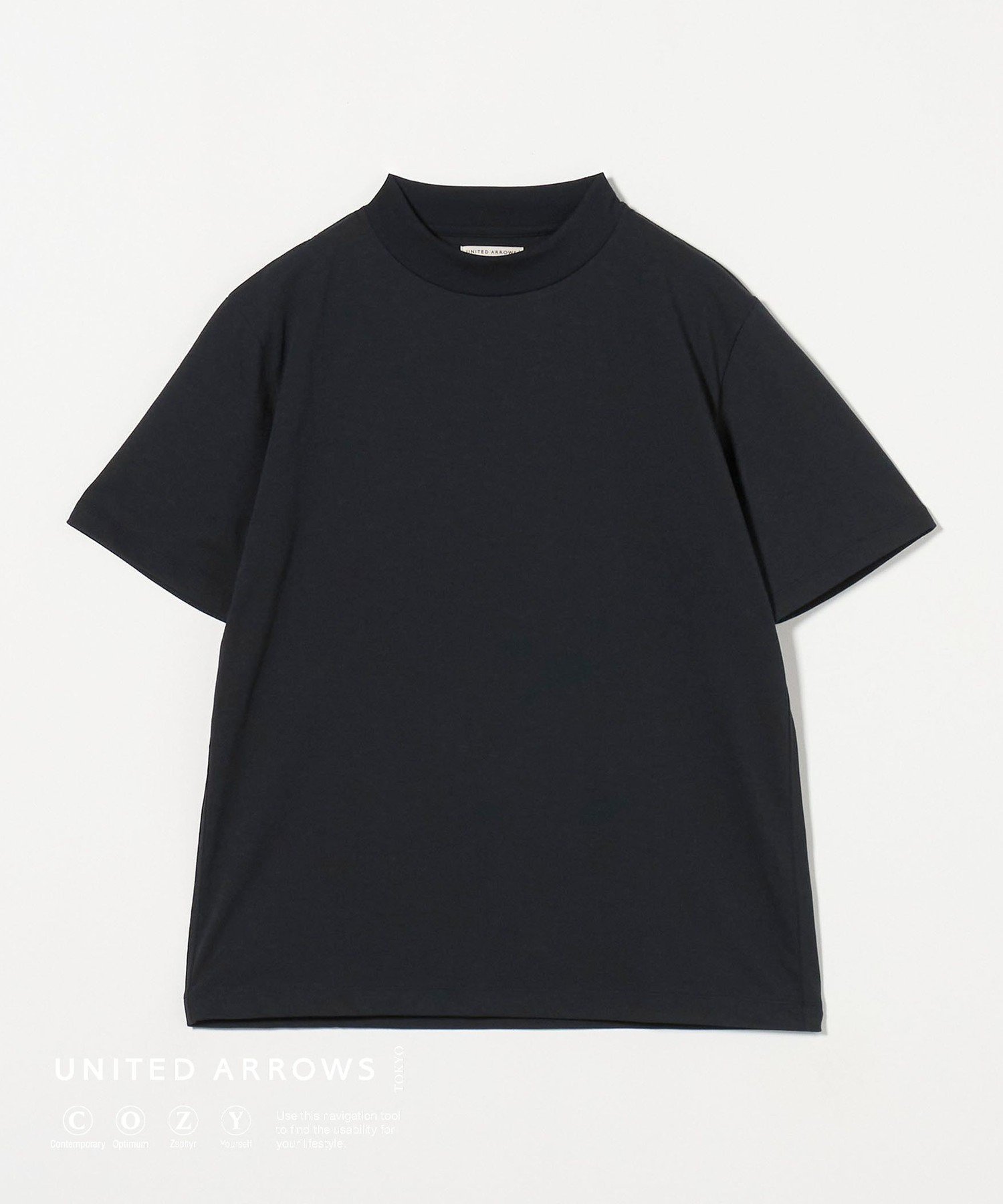 【ユナイテッドアローズ/UNITED ARROWS / MEN】のポリエステル モックネック Tシャツ UA COZY -吸水速乾- インテリア・キッズ・メンズ・レディースファッション・服の通販 founy(ファニー) 　ファッション　Fashion　メンズファッション　Men's Style Online　インナー　Inner　吸水　Water Absorption　ジャケット　Jacket　ストレッチ　Stretch　ドレス　Dress　バランス　Balance　モックネック　Mock Neck　おすすめ　Recommend　エレガント 上品　Elegant　ビジネス 仕事 通勤　Business　BLACK|ID: prp329100004595970 ipo3291000000032658331