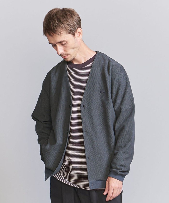 【その他のブランド/Other】のLACOSTE for BEAUTY YOUTH 1トーン カーディガン インテリア・キッズ・メンズ・レディースファッション・服の通販 founy(ファニー) https://founy.com/ ファッション Fashion メンズファッション Fashion for Men カーディガン Cardigan, Knitwear ポケット Pocket, Pocket Detail エレガント 上品 Elegant 別注 Limited Edition, Custom Order 鹿の子 Piqué, Kanoko Fabric |ID: prp329100004596016 ipo3291000000033472870