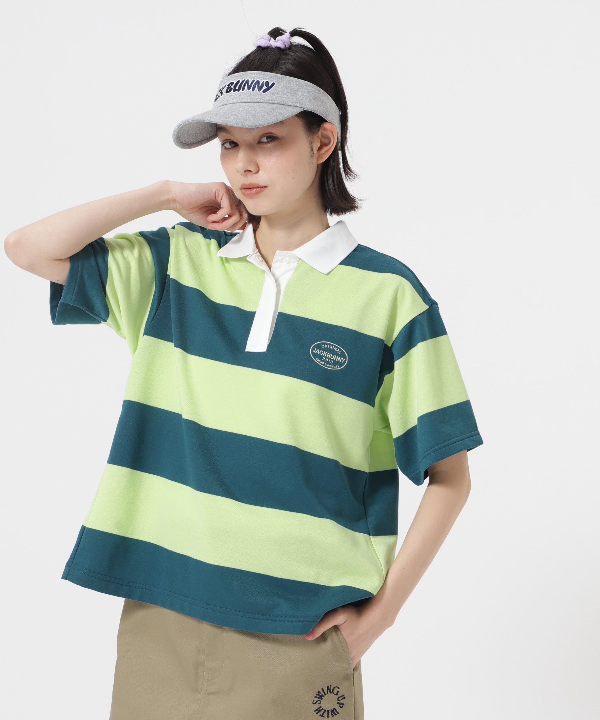 【ジャックバニー/Jack Bunny】のPE Teery半袖ポロシャツ インテリア・キッズ・メンズ・レディースファッション・服の通販 founy(ファニー) 　ファッション　Fashion　レディースファッション　Ladies' Fashion Online　トップス・カットソー　Tops/Tshirt　シャツ/ブラウス　Shirts/Blouses　ポロシャツ　Polo Shirts　おすすめ　Recommend　アウトドア　Outdoor　ゴルフ　Golf　フィット　Fit　ポロシャツ　Polo Shirt　ラグジュアリー　Luxury　リゾート　Resort　リラックス　Relax　半袖　Short Sleeve　吸水　Water Absorption　夏　Summer　イエロー|ID: prp329100004596029 ipo3291000000032659113
