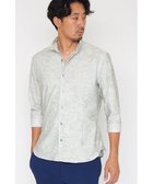 【トルネードマート/TORNADO MART / MEN】のHIGH STREETメランジプリントショートウイング7分袖シャツ ライトグレー|ID: prp329100004596033 ipo3291000000032659175