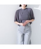【ナチュラル ビューティー ベーシック/NATURAL BEAUTY BASIC】のシアーショートカーデアンサンブル チャコール1|ID: prp329100004596034 ipo3291000000032659188