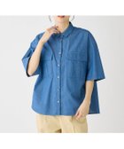 【イッツインターナショナル/I.T.'S. international】のライトデニムワークポケットシャツ サックス|ID: prp329100004596038 ipo3291000000032659260