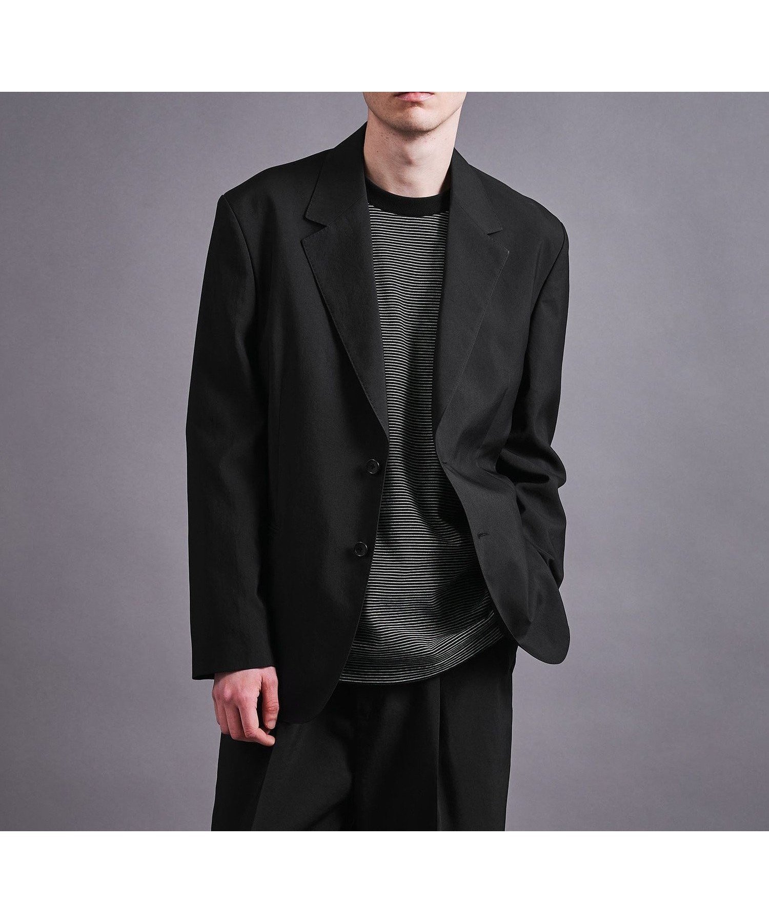 【ビューティ&ユース ユナイテッドアローズ/BEAUTY&YOUTH / UNITED ARROWS / MEN】のエアーバックサテンシリーズ オーバーサイズ 2B ジャケット -セットアップ対応- インテリア・キッズ・メンズ・レディースファッション・服の通販 founy(ファニー) 　ファッション　Fashion　メンズファッション　Men's Style Online　セットアップ　Setup/Men　サテン　Satin　ジャケット　Jacket　スラックス　Slacks　セットアップ　Set Up　リラックス　Relax　ワイド　Wide　人気　Popularity　BLACK|ID: prp329100004596043 ipo3291000000032659329