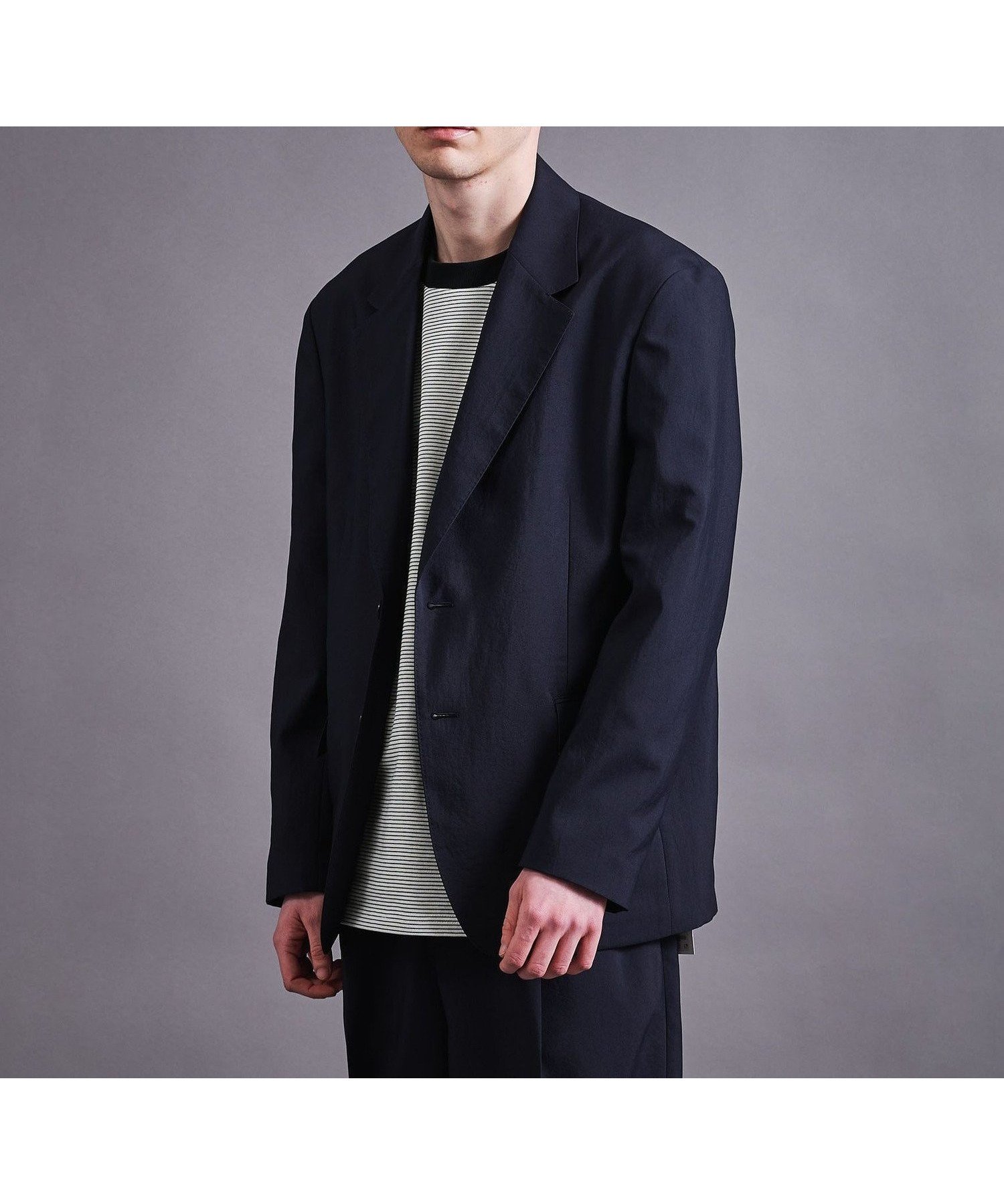【ビューティ&ユース ユナイテッドアローズ/BEAUTY&YOUTH / UNITED ARROWS / MEN】のエアーバックサテンシリーズ オーバーサイズ 2B ジャケット -セットアップ対応- インテリア・キッズ・メンズ・レディースファッション・服の通販 founy(ファニー) 　ファッション　Fashion　メンズファッション　Men's Style Online　セットアップ　Setup/Men　サテン　Satin　ジャケット　Jacket　スラックス　Slacks　セットアップ　Set Up　リラックス　Relax　ワイド　Wide　人気　Popularity　NAVY|ID: prp329100004596043 ipo3291000000032659331