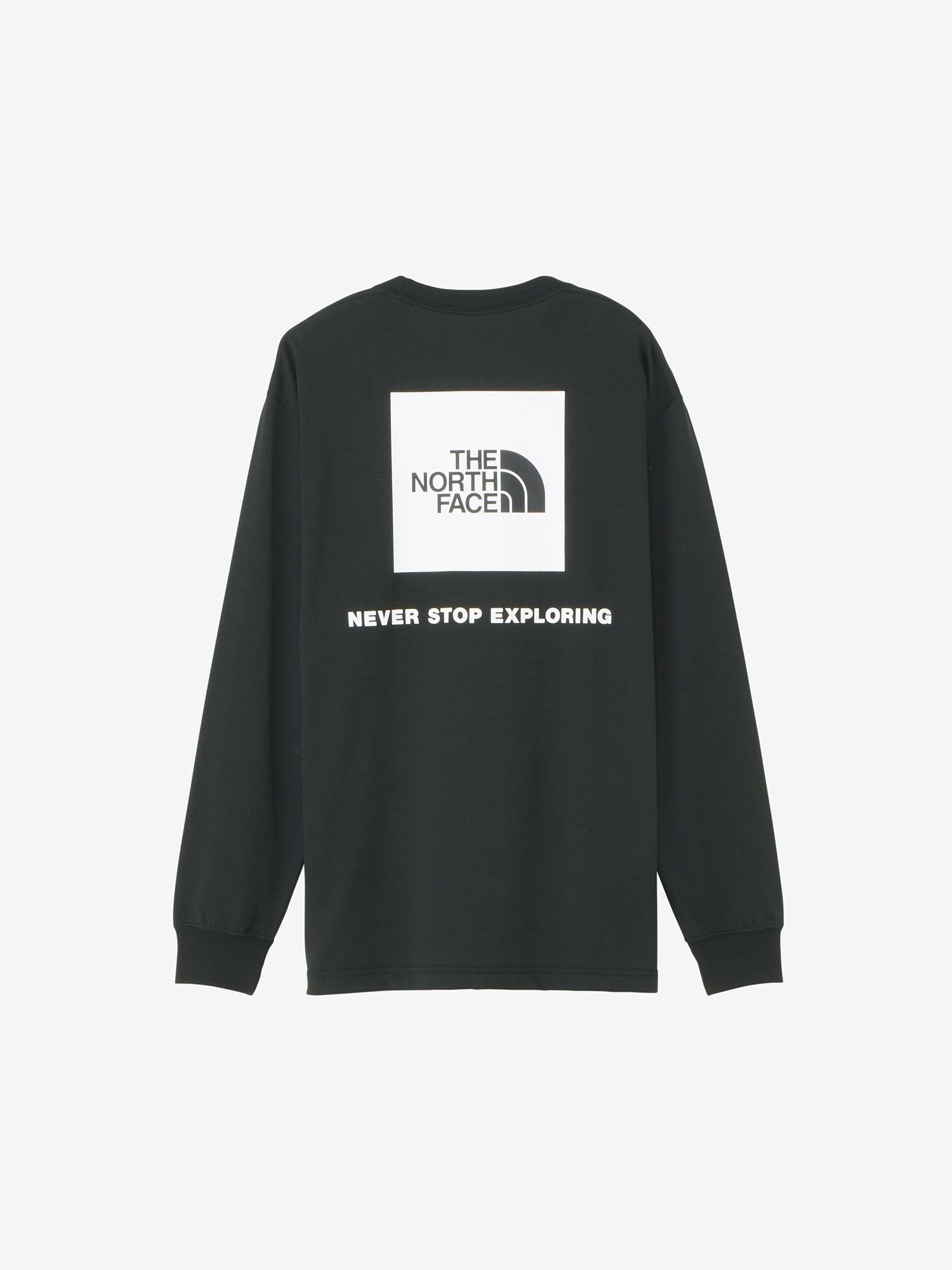【ザ ノース フェイス/THE NORTH FACE / MEN】のロングスリーブバックスクエアロゴティー(メンズ) インテリア・キッズ・メンズ・レディースファッション・服の通販 founy(ファニー) 　ファッション　Fashion　メンズファッション　Men's Style Online　スクエア　Square　メンズ　Mens　長袖　Long Sleeve　ブラック|ID: prp329100004596044 ipo3291000000032659353