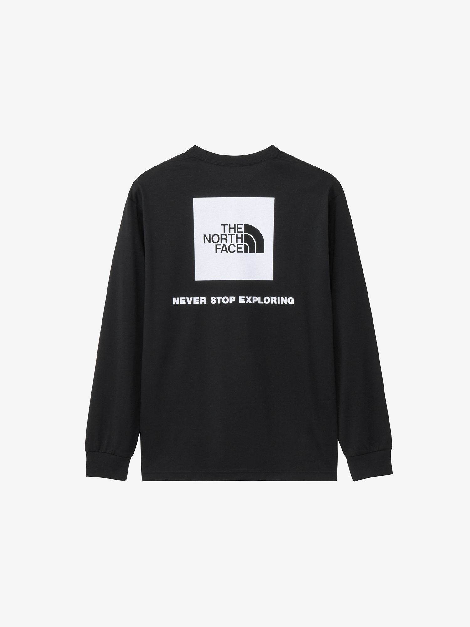 【ザ ノース フェイス/THE NORTH FACE / MEN】のロングスリーブバックスクエアロゴティー(メンズ) インテリア・キッズ・メンズ・レディースファッション・服の通販 founy(ファニー) 　ファッション　Fashion　メンズファッション　Men's Style Online　スクエア　Square　メンズ　Mens　長袖　Long Sleeve　ブラック2|ID: prp329100004596044 ipo3291000000032659354