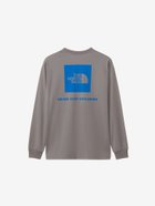 【ザ ノース フェイス/THE NORTH FACE / MEN】のロングスリーブバックスクエアロゴティー(メンズ) スモークドパール|ID: prp329100004596044 ipo3291000000032659355