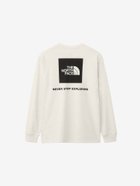 【ザ ノース フェイス/THE NORTH FACE / MEN】のロングスリーブバックスクエアロゴティー(メンズ) ホワイトミックスグレー|ID: prp329100004596044 ipo3291000000032659356