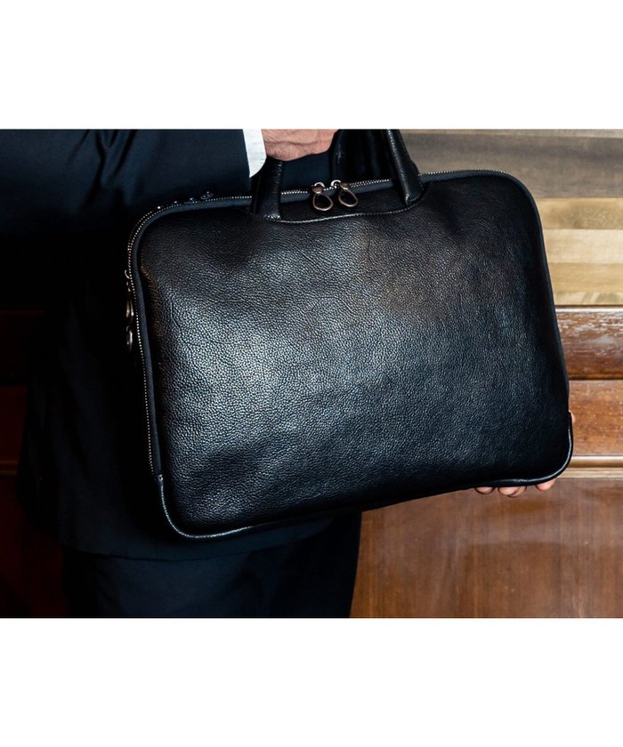 【ヴィータフェリーチェ/VitaFelice / MEN】の【バングラデシュレザー】2wayビジネスバッグ インテリア・キッズ・メンズ・レディースファッション・服の通販 founy(ファニー) https://founy.com/ ファッション Fashion メンズファッション Men's Style Online バッグ Bag/Men ショルダー Shoulder スタイリッシュ Stylish スーツ Suit ビジネス 仕事 通勤 Business |ID: prp329100004596045 ipo3291000000032659376