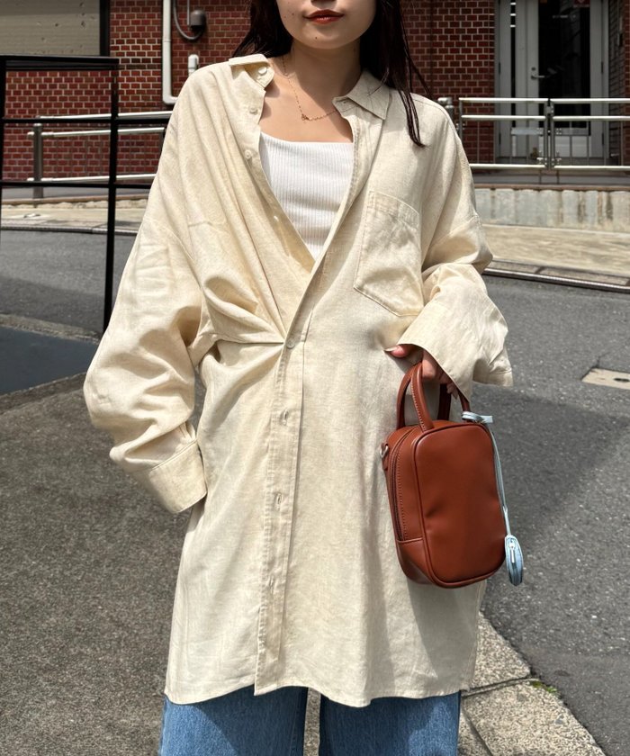 【チャオパニックティピー/CIAOPANIC TYPY】の【willow】リネン混チュニックシャツ インテリア・キッズ・メンズ・レディースファッション・服の通販 founy(ファニー) https://founy.com/ ファッション Fashion レディースファッション Ladies' Fashion Online トップス・カットソー Tops/Tshirt シャツ/ブラウス Shirts/Blouses 春 Spring カシュクール Cachecoeur キャミワンピース Cami Dress セットアップ Set Up タンク Tank チェック Check チュニック Tunic デコルテ Decolletage ハーフ Half 羽織 Haori リネン Linen リラックス Relax ワイド Wide S/S・春夏 Ss・Spring/Summer おすすめ Recommend 夏 Summer |ID: prp329100004596063 ipo3291000000032659668