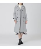 【ブルーレーベル クレストブリッジ/BLUE LABEL CRESTBRIDGE】の【一部店舗限定】ライトビーバーダブルブレストトレンチコート グレー|ID: prp329100004596065 ipo3291000000032659676
