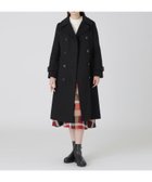 【ブルーレーベル クレストブリッジ/BLUE LABEL CRESTBRIDGE】の【一部店舗限定】ライトビーバーダブルブレストトレンチコート ブラック|ID: prp329100004596065 ipo3291000000032659677