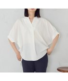 【コムサイズム/COMME CA ISM】のスキッパー Tブラウス ホワイト|ID: prp329100004596074 ipo3291000000032738244