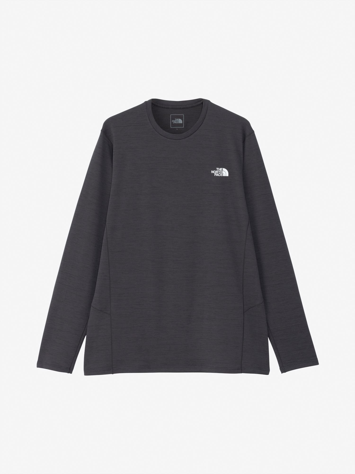【ザ ノース フェイス/THE NORTH FACE / MEN】のロングスリーブフラッシュドライスリーディークルー(メンズ) インテリア・キッズ・メンズ・レディースファッション・服の通販 founy(ファニー) 　ファッション　Fashion　メンズファッション　Men's Style Online　なめらか　Smooth　メンズ　Mens　夏　Summer　長袖　Long Sleeve　ミックスチャコール|ID: prp329100004596083 ipo3291000000032659927