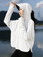 【ドゥーベル/Doux Belle】のトップス パーカー ラッシュガードパーカー 人気、トレンドファッション・服の通販 founy(ファニー) ファッション Fashion レディースファッション Ladies' Fashion Online トップス・カットソー Tops/Tshirt パーカ Sweats パーカー Hoodie パープル Purple thumbnail ホワイト|ID: prp329100004596102 ipo3291000000032660227