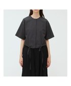 【マーコート/MARcourt】のmizuiro ind ドローストリングシャツ ダークグレー|ID: prp329100004596119 ipo3291000000032994448