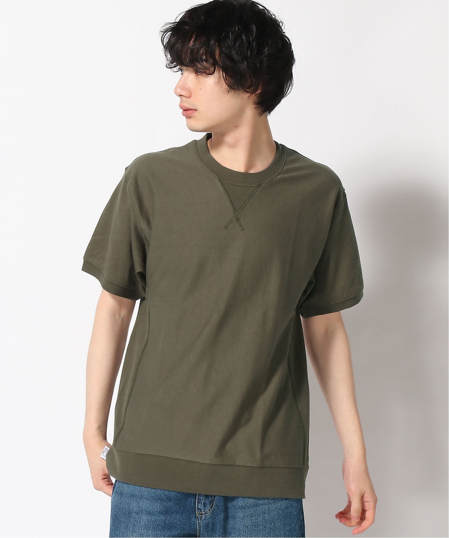 【ジムマスター/gym master / MEN】のgym master/7.4ozヘビーウェイトクルーネック インテリア・キッズ・メンズ・レディースファッション・服の通販 founy(ファニー) 　ファッション　Fashion　メンズファッション　Men's Style Online　クラシカル　Classical　フロント　Front　定番　Standard　オリーブ|ID: prp329100004596120 ipo3291000000032660542