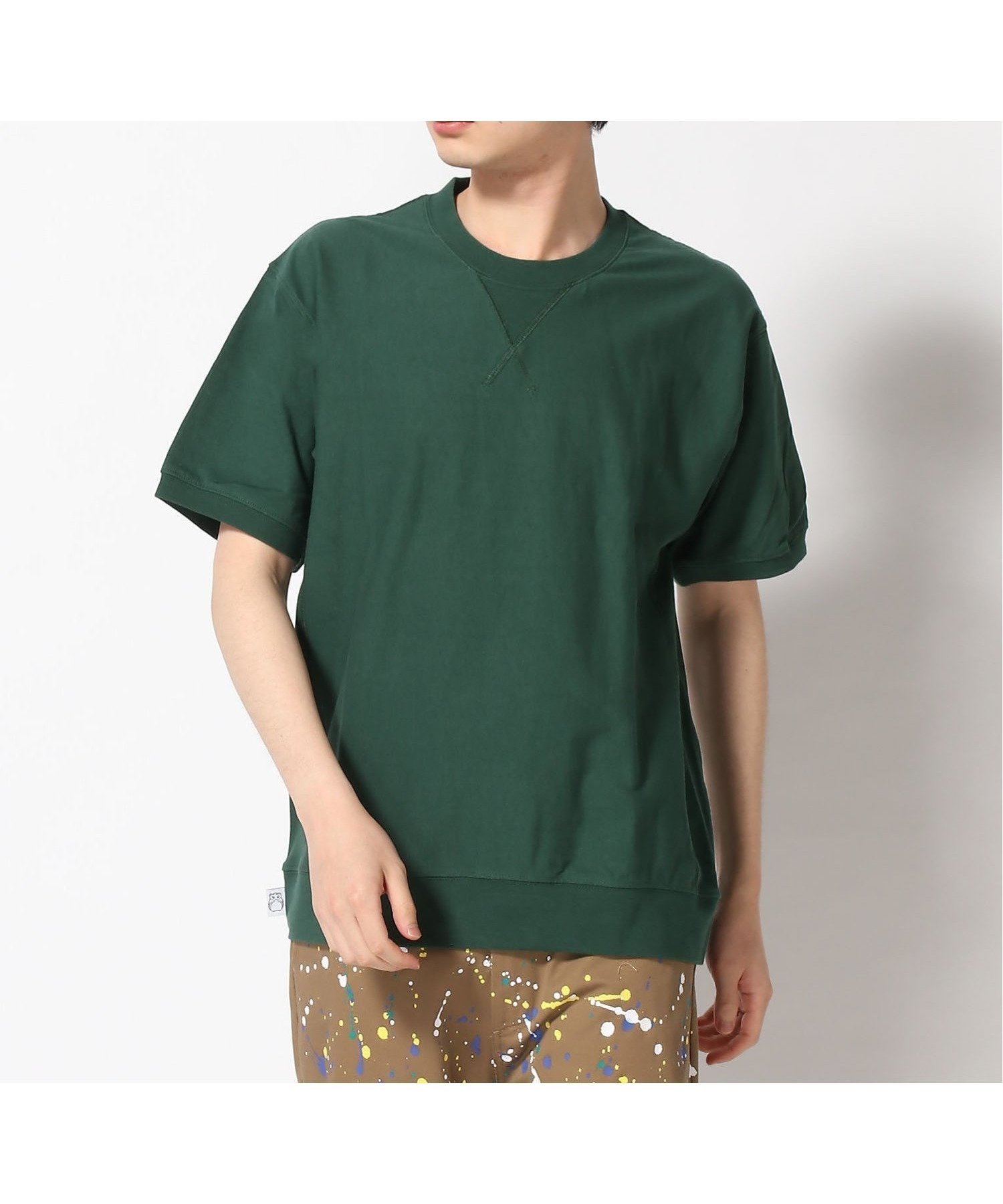 【ジムマスター/gym master / MEN】のgym master/7.4ozヘビーウェイトクルーネック インテリア・キッズ・メンズ・レディースファッション・服の通販 founy(ファニー) 　ファッション　Fashion　メンズファッション　Men's Style Online　クラシカル　Classical　フロント　Front　定番　Standard　グリーン|ID: prp329100004596120 ipo3291000000032660543