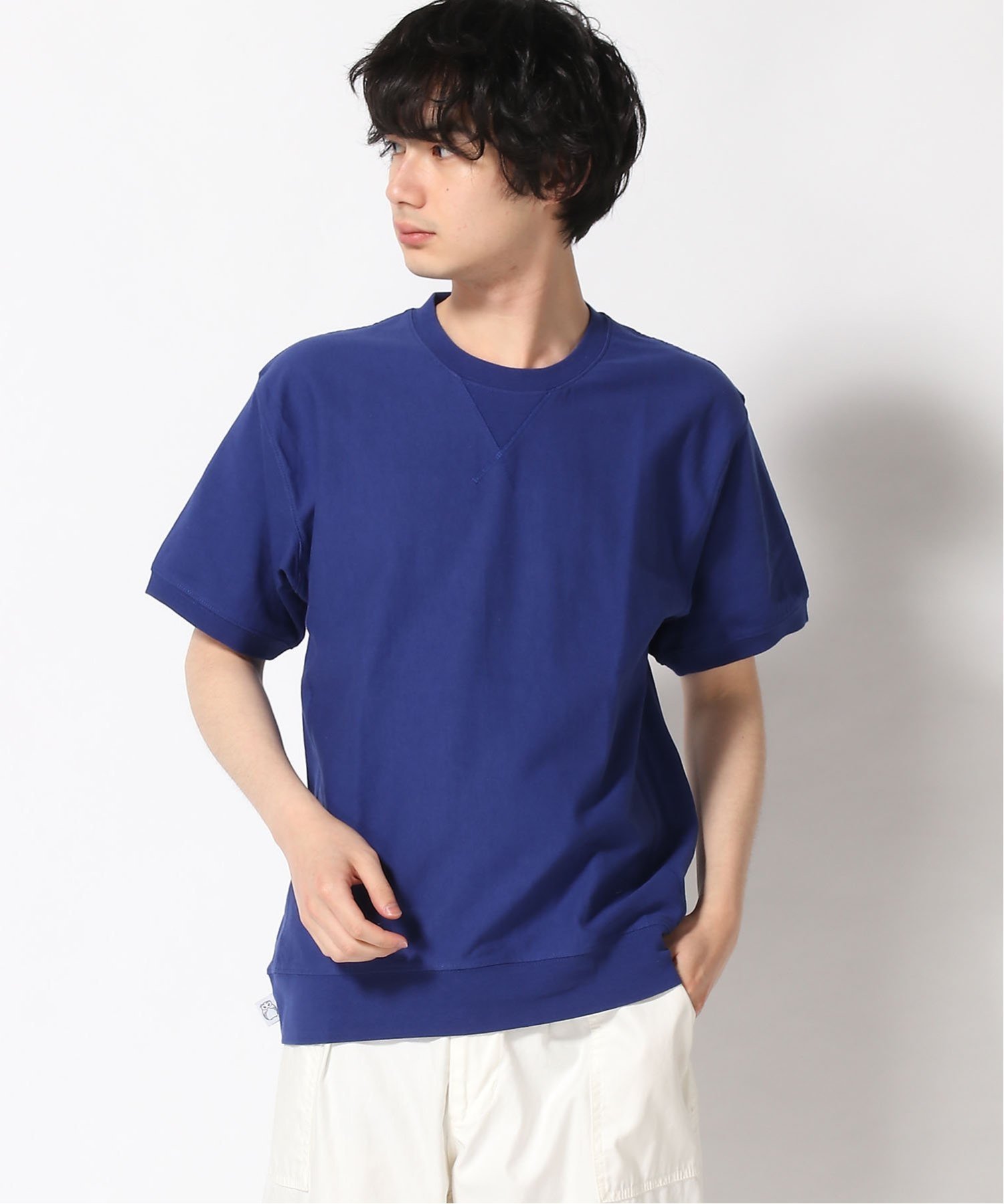 【ジムマスター/gym master / MEN】のgym master/7.4ozヘビーウェイトクルーネック インテリア・キッズ・メンズ・レディースファッション・服の通販 founy(ファニー) 　ファッション　Fashion　メンズファッション　Men's Style Online　クラシカル　Classical　フロント　Front　定番　Standard　ブルー|ID: prp329100004596120 ipo3291000000032660546