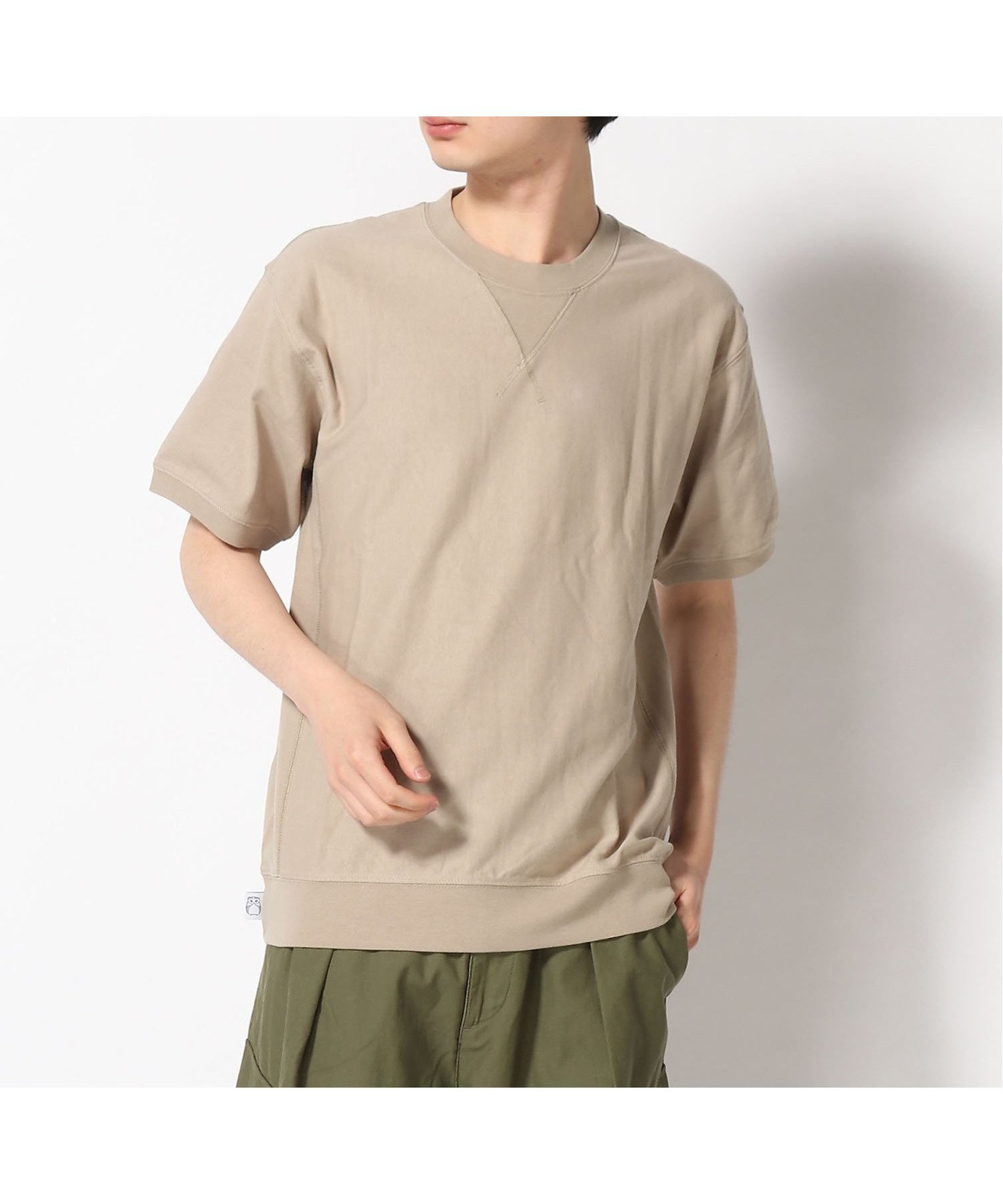 【ジムマスター/gym master / MEN】のgym master/7.4ozヘビーウェイトクルーネック インテリア・キッズ・メンズ・レディースファッション・服の通販 founy(ファニー) 　ファッション　Fashion　メンズファッション　Men's Style Online　クラシカル　Classical　フロント　Front　定番　Standard　ベージュ|ID: prp329100004596120 ipo3291000000032660548