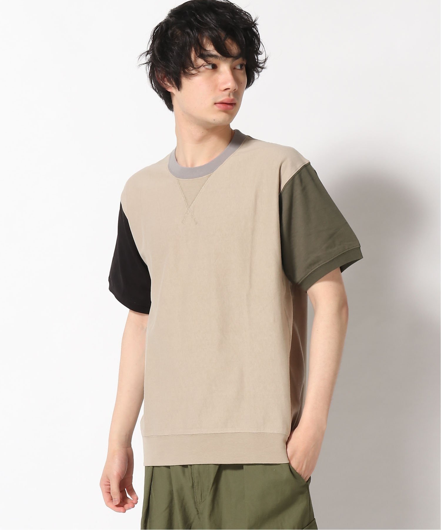 【ジムマスター/gym master / MEN】のgym master/7.4ozヘビーウェイトクルーネック インテリア・キッズ・メンズ・レディースファッション・服の通販 founy(ファニー) 　ファッション　Fashion　メンズファッション　Men's Style Online　クラシカル　Classical　フロント　Front　定番　Standard　ベージュ系|ID: prp329100004596120 ipo3291000000032660551