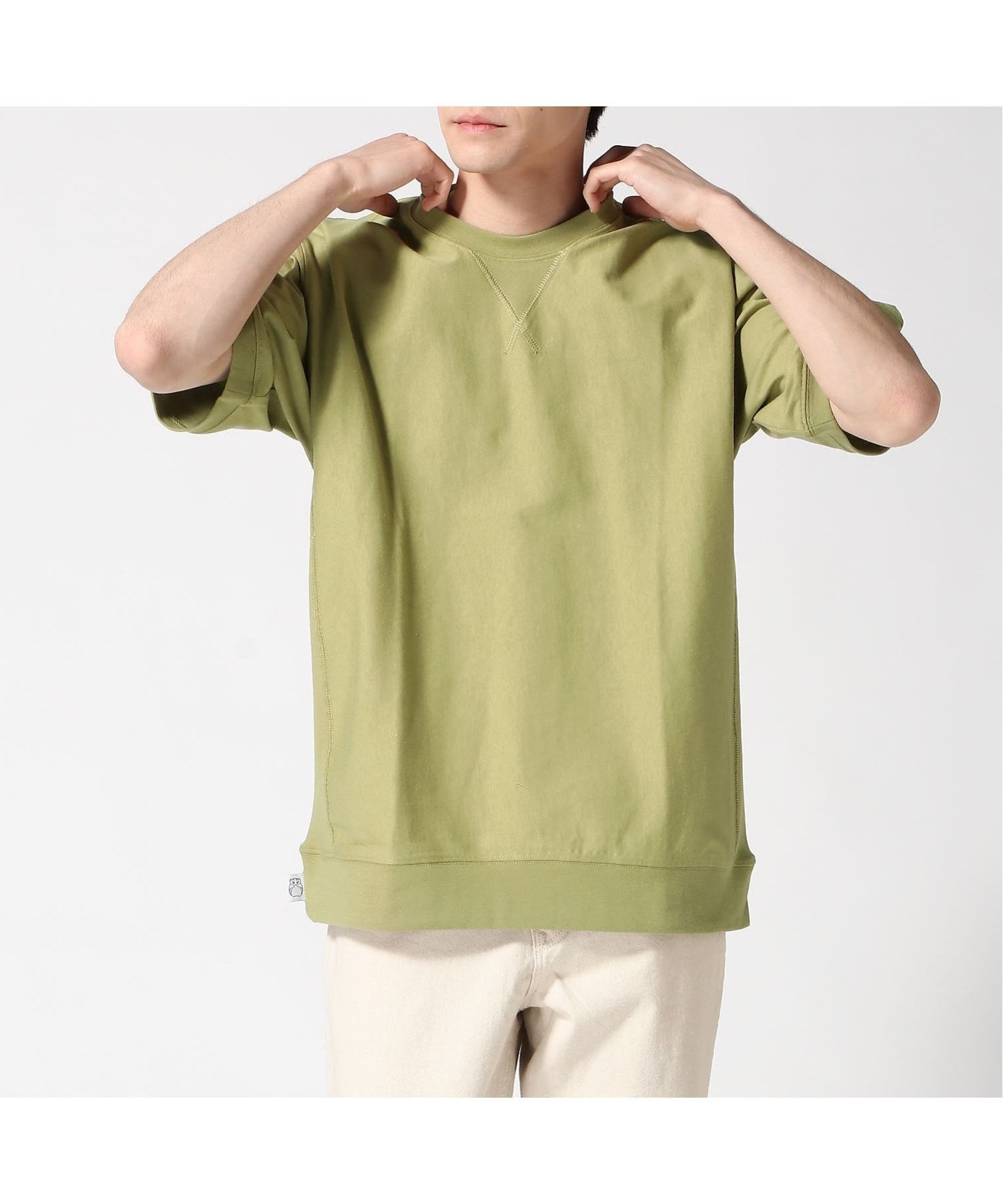 【ジムマスター/gym master / MEN】のgym master/7.4ozヘビーウェイトクルーネック インテリア・キッズ・メンズ・レディースファッション・服の通販 founy(ファニー) 　ファッション　Fashion　メンズファッション　Men's Style Online　クラシカル　Classical　フロント　Front　定番　Standard　ピスタチオ|ID: prp329100004596120 ipo3291000000032660565