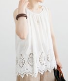 【ルクールブラン/le.coeur blanc】のFanaka裾レースノースリーブ オフ|ID: prp329100004596122 ipo3291000000033164556